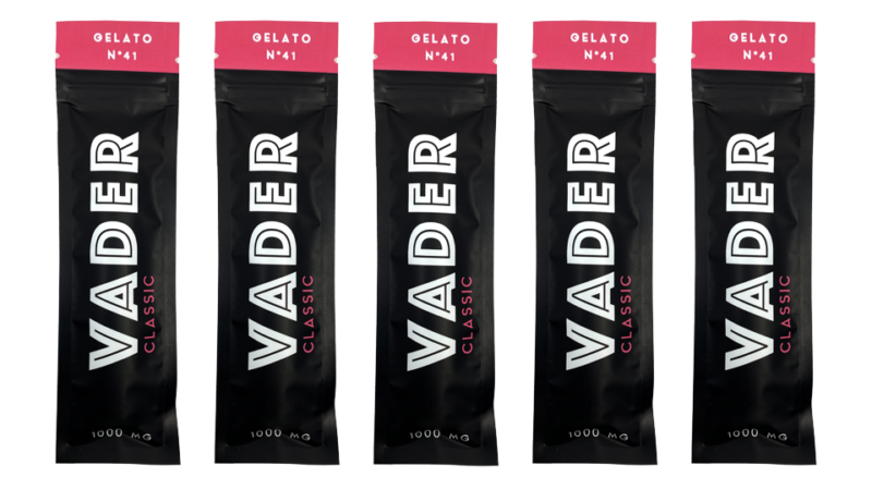 Stylos Vader THC Vape – Forfait Classique – Gelato N⋅41